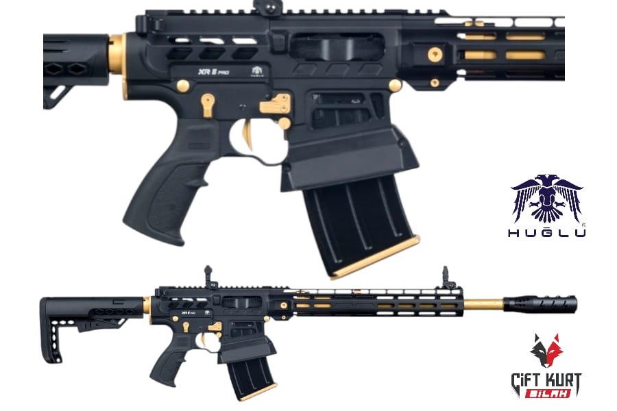 Huğlu XR 8 PRO GOLD 12 Şarjörlü Yarı Otomatik Gold Av Tüfeği